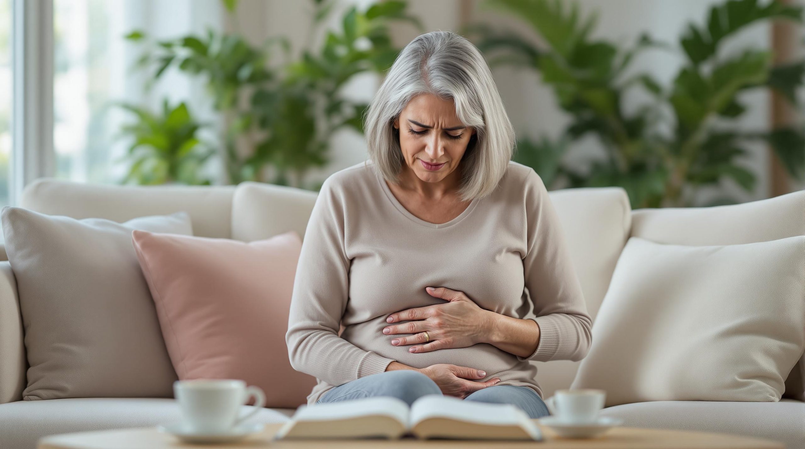 Ménopause et douleurs abdominales : causes, traitements et conseils - Voyage Inspire