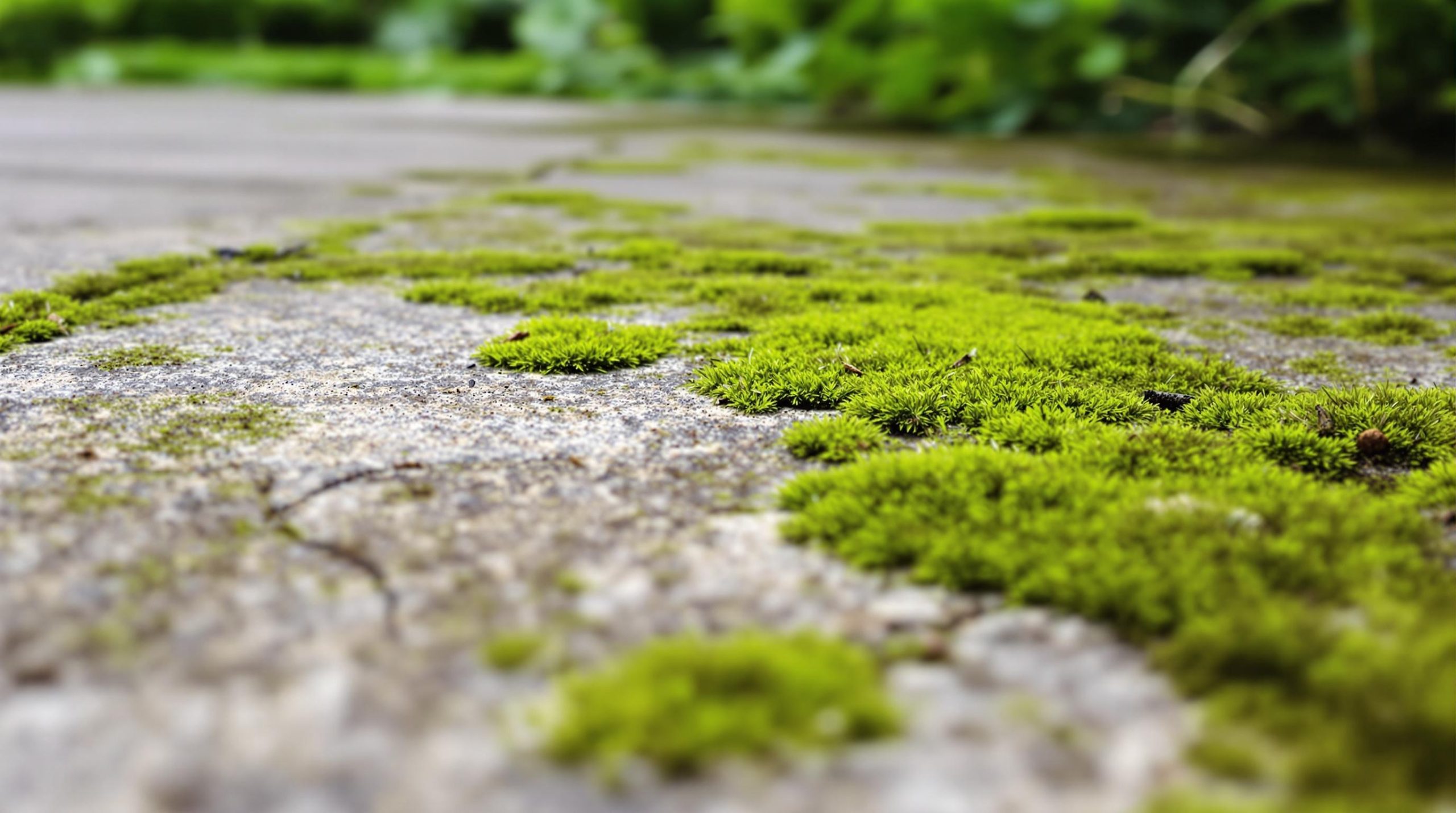 Comment enlever la mousse verte sur le béton - Voyage Inspire
